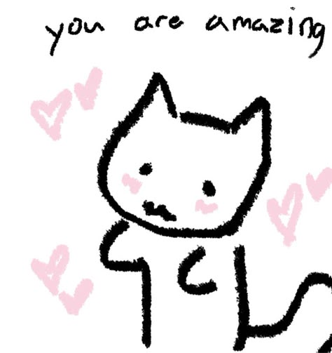 Cute Cat Messages, Sweet Doodles For Him, Cute Pictures To Send To Your Boyfriend Cat, Wholesome Cat Message, Cute Memes For Him Cat, Fluffy White Cat, Cute Love Messages, Wrong Number Texts, Female Cat