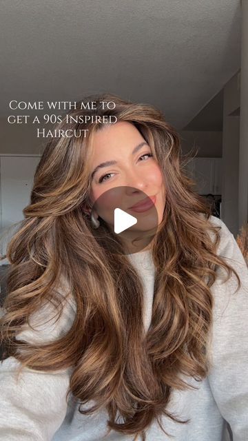 28K views · 1.7K likes | Lillian Babaian on Instagram: "What I ask for at the salon when I get a haircut with @nicolasfloreshair @sallyhershbergerla !  - Clean up the ends (cut about 1/2” this time) - Cut into the ends to make it softer - Curtain bangs - Long layers all in the back  - Face framing connecting layers from curtain bangs   #hair #haircut #hairstyle #90shair #hairinspo #layers #layeredhaircut #curtainbangs #longhair #hairtransformation" Face Shape Layers Long Hair, 90 Layered Haircut Curtain Bangs, Curtain Bangs With Long Layered Hair, Face Framing Layers Starting At Chin, Long Curtain Bangs With Face Framing, Medium Hair Cut With Long Layers And Curtain Bangs, Haircut From Back, Long Layers No Bangs, Long Layer Face Frame Haircuts