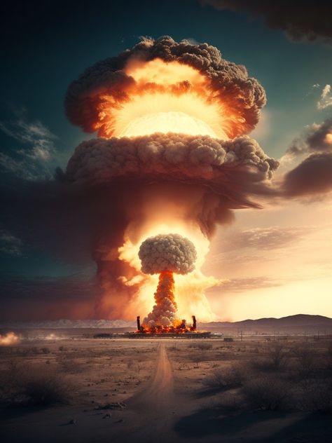 #atom #atomic #atomicstation #exsplosion #nuclear #nuclearpower #boom Nuclear Art, Voll Arm-tattoos, Apocalypse Landscape, Mushroom Cloud, Apocalypse Art, Survival Skills Life Hacks, Digital Portrait Art, Classic Wall, Nagasaki