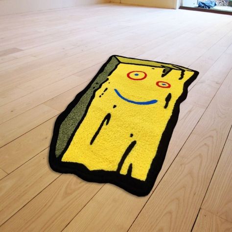 Elevate your living space with these Ed, Edd n Eddy "Plank" cartoon character area accent carpets! Perfect for any room, these modern rugs are non-slip and easy to clean. Add a touch of cartoon fun to your home 🏠🎨 #HomeDecor #CartoonNetweork #EdEddEddy #Hypebeast #Carpets #Tufting #Handmade Rug Tuft, Tufting Art, Map Rug, Rug Doctor, Rug Tufting, Cartoon Fun, Graphic Rug, Eclectic Rug, Funky Rugs