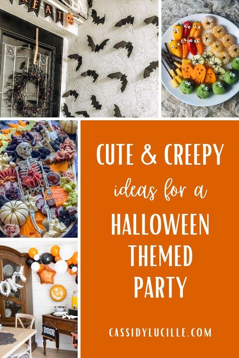 Looking for Halloween themed party ideas that combine both spooky and adorable elements? We’ve got you covered with creative decoration tips and theme suggestions that will fit any party size or style. Ready to host the best Halloween themed party of the season? Let’s get started with these fun and festive ideas for Halloween party! Halloween Hosting Ideas, October Party Themes, Halloween Costume Party Themes, School Halloween Decorations, Spooky Halloween Party Ideas, Ideas For Halloween Party, Best Halloween Party, Halloween Themed Party, College Halloween Party