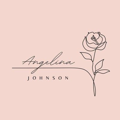 Pink Peony Elegant Illustration Photography Logo - Templates by Canva Line Art Rose, Elegant Illustration, Flower Minimalist, Pink Minimalist, Black And White Line Art, Florist Logo, White Line Art, Cosmetic Logo, Business Cards And Flyers