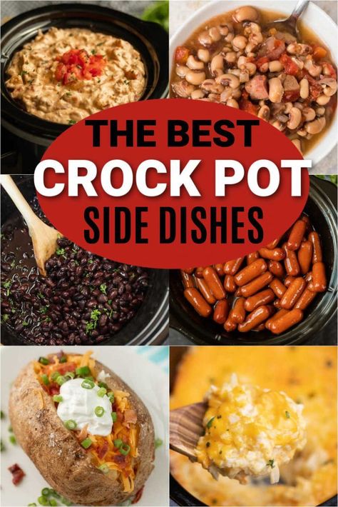 Crock Pot Cookout Sides, Cookout Side Dishes Crockpot, Side Dishes For Crockpot, Healthy Crock Pot Side Dishes, Party Side Dishes Crockpot, Summer Crockpot Side Dishes, Best Crockpot Side Dishes, Crockpot Cookout Food, Crock Pot Sides For Bbq