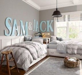 L-shaped Corner Bunk Beds | Shaped Loft Beds For Kids: 9 Remarkable L Shaped Beds For Kids Idea ... L Shaped Beds, Popular Grey Paint Colors, Pottery Barn Bedrooms, Paint Color Guide, Best Gray Paint, Best Gray Paint Color, Barn Bedrooms, Kids Bedroom Storage, Kids Shared Bedroom