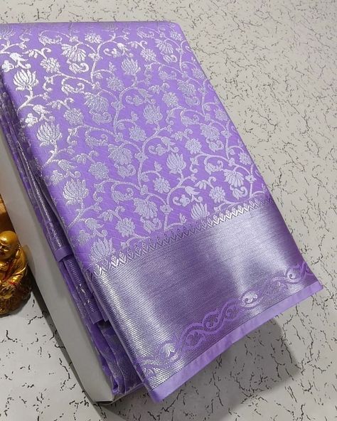 🪻 🪻 💕 *PREMIUM QUALITY LAVENDER PATTU SAREES COLLECTION* 🥰❤️ *GRAND WEDDING SILK SAREE* *🔆Exclusive kanchipuram silk sarees🔆* 🔆🌹 *Zari double weave brocade bosyy,* 🔆🌹 *Elegant copper jari/ silver jari work* 🔆🌹 *Grand rich pallu with Running blouse* *Direct Manufacturing price: 2300/+ Shipping* (Market prices: 7,000 and above) Happy shopping and keep supporting us @pnc_handloom_silksarees💃💃😍🥳🛒🤗 💐💐💐💐💐💐💐💐💐 Lavender Kanchipuram Saree, Lavender Pattu Saree, Grand Wedding, Double Weave, Wedding Silk Saree, Sarees Collection, Kanchipuram Saree, Pattu Sarees, Saree Collection