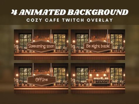 Cozy Animated Vtuber Be Right Back Overlay Screen Lofi Cafe Animated Streaming Soon Screen Twitch Pack Cozy Animated Background Screen - Etsy Philippines Pixel Art Website, Rain Background, Vtuber Background, Background Screen, Streaming Setup, Animated Background, Twitch Overlay, Cozy Cafe, Be Right Back