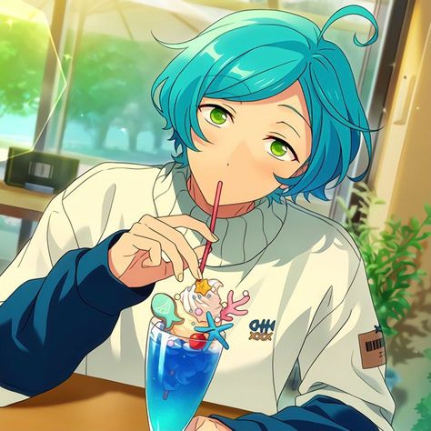 Kanata Shinkai, Ensemble Stars, The English, Blue Hair, On Twitter, Stars, Twitter, Anime, Hair