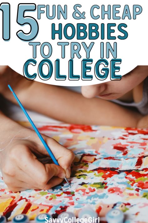 Looking for fun and cheap hobbies to try in college? Some of my favorite pastimes in college aren’t expensive AT ALL! From drawing, coloring all the way to cooking and crocheting there is a lot you of fun skills you can learn in college to get the most of your college years #collegehobbies #college #cheaphobbies Fun Activities For College Students, Activities For College Students, Freshman Quotes, College Freshman Survival Kit, Hobbies To Pick Up, Make Friends In College, College Crafts, College Freshman Advice, College Semester