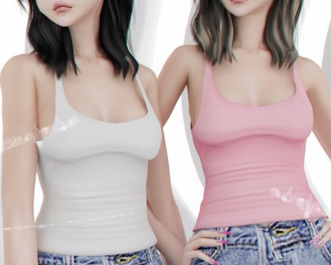 basic soft tank top sims 4 cc Sims 4 Cc Patreon Tank Top, Sims Tank Top, Sims 4 Tank Top Accessory, Sims 4 Cc Tank Top Accessory, Sims 4 White Tank Top, Sims 4 Cc Female Tank Top, Ts4 Basic Cc, Sims Cc Tank Top, The Sims 4 Cc Tank Top