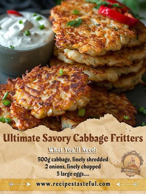 Cabbage Fritters, Savory Cabbage, Marion Grasby, Grandma's Recipes, Cabbage Recipe, Fried Cabbage, Fritter Recipes, Grandmas Recipes, Cabbage Recipes