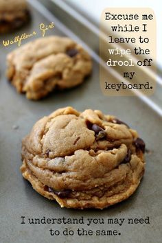 Peanut Butter Chocolate Chip Cookies, Peanut Butter Chocolate Chip, Peanut Butter Chocolate, Peanut Butter Recipes, Butter Chocolate, Butter Recipe, Yummy Sweets, Aioli, How Sweet Eats