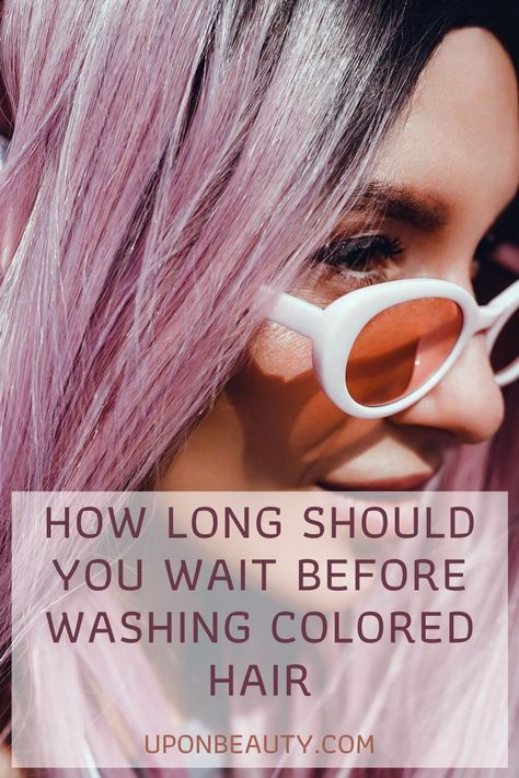 If you want to preserve your hair color, then you must wait a while before getting it wet. So, how long should you wait before washing colored hair #haircolor #hair #dyedhair Hair Dye Tips, Box Dye, Going Blonde, Perfect Hair Color, Hair Toner, Permanent Hair Dye, Greasy Hair Hairstyles, Color Your Hair, Clean Hair