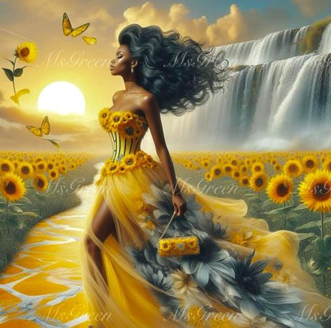 Tanzania Wedding, Oshun Goddess, Satisfying Pictures, African Goddess, Pooh Birthday, Sunflower Wall Art, Art Of Beauty, Birthday Pictures, Baby Outfit