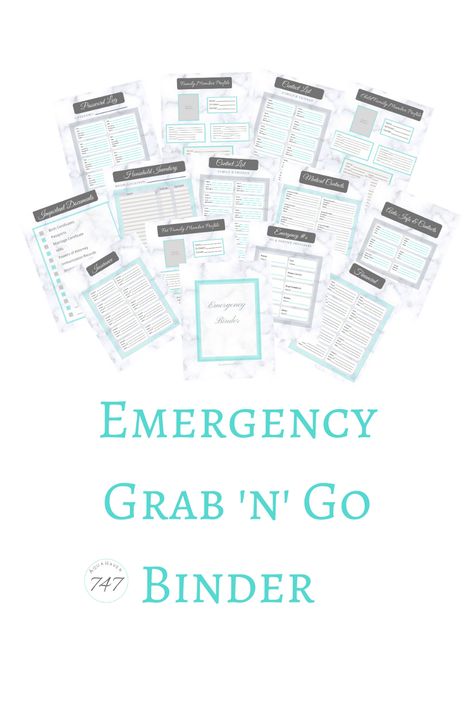 Are you prepared to evacuate your home in an emergency? Do you have all your vital information in one easy to access location? Get your free printables to organize your emergency binder. Family Emergency Plan Free Printables, Emergency Binder Free Printables, Family Binder Free Printables, Emergency Binder Printables, Life Binder Printables, Family Binder Organizer, Family Binder Printables, Emergency Preparedness Binder, Rebuild Your Life