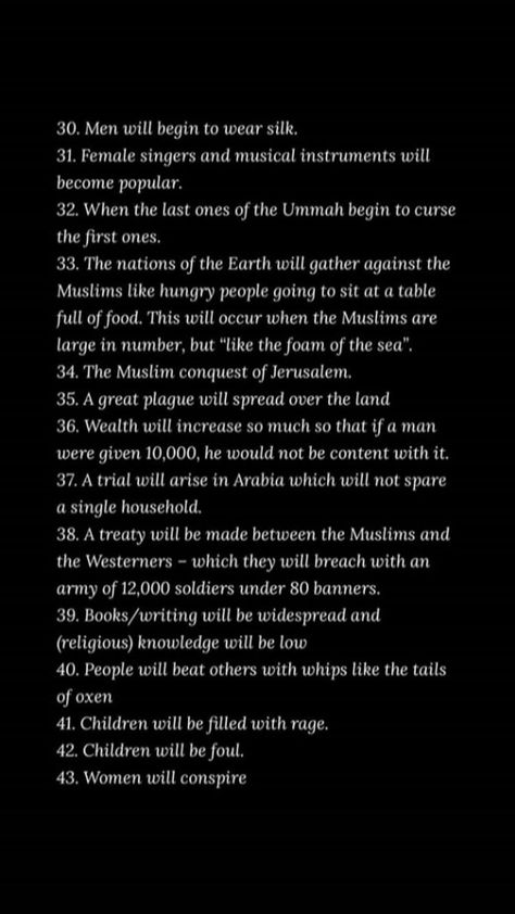 Minor Sign Of Qiyamat Sign of day of Judgement Sign Of Judgement Day, Signs Of Judgement Day Islam, Signs Of The Day Of Judgement Islam, Signs Of Qiyamah, Day Of Judgement Islam, Judgement Quotes, Day Of Judgement, Islamic Knowledge, Ya Allah