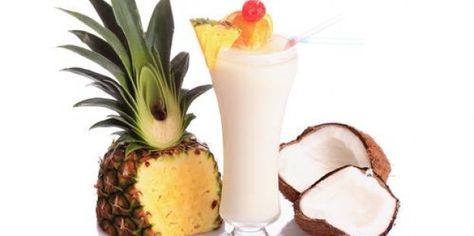 Pina Colada Recipe | Stay at Home Mum Dairy Free Cocktails, Virgin Pina Colada, Pina Colada Recipe, Cherry Coconut, Frozen Cocktails, Fruit Mixes, Lava Flow, Banana Coconut, Frozen Drinks