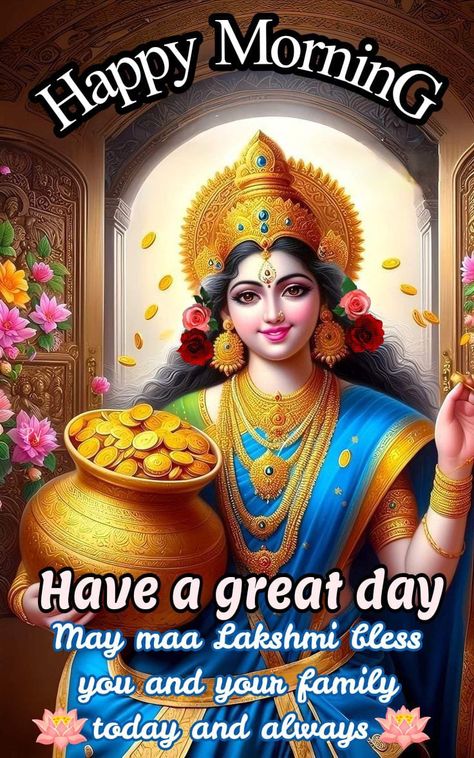 Good Morning 🌞 Friday Blessings 🌹🙏 Spiritual Good Morning Greetings, Friday Good Morning Images, Friday Greetings, Navratri Good Morning Wishes, Friday Blessings Mornings, Good Morning Friday Blessing, Lakshmi Good Morning Images, Laxmi Mata Good Morning Images, Friday Goddess Lakshmi Videos