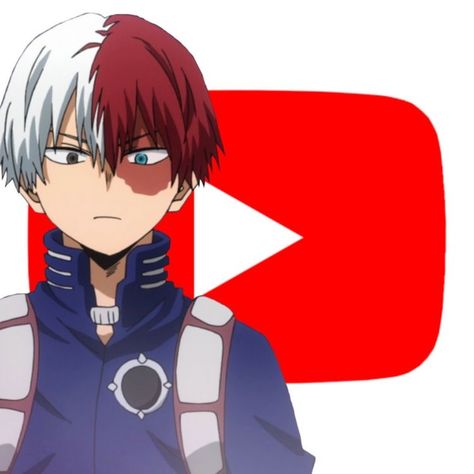 #todoroki #youtube #anime Marshmello Wallpapers, Red Mood, Kawaii App, Icon Iphone, Anime W, Mobile App Icon, App Anime, Snapchat Icon, Application Icon