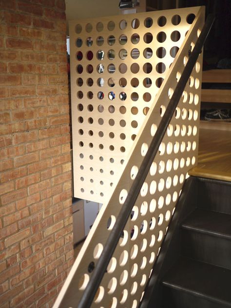 cnc plywood guard rail Perforated Plywood, Plywood Design, Plywood Projects, Marine Plywood, Cnc Furniture, Cnc Wood, 3d Cnc, Cnc Design, Plywood Panels