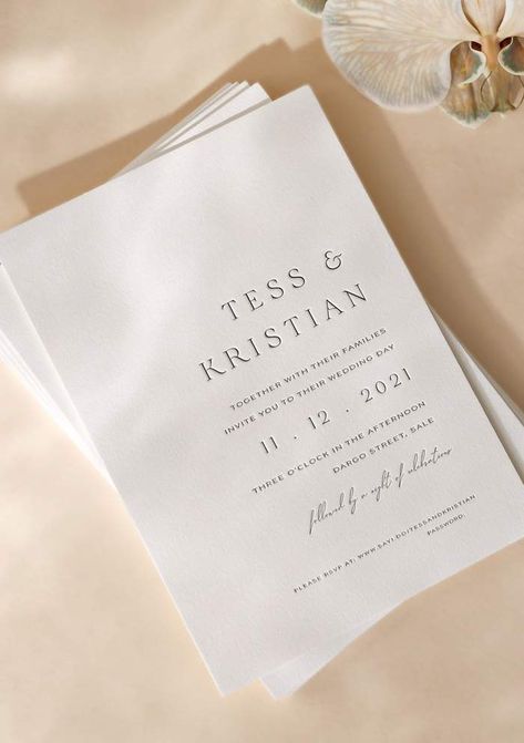 Wedding Invitations – Ivory and Stone Wedding Ideas 2024, Safe The Date, Minimalist Invitation, Minimal Wedding Invitation, Minimalist Wedding Invitation, Wedding Invitation Inspiration, White Wedding Invitations, Wedding 2025, Letterpress Wedding