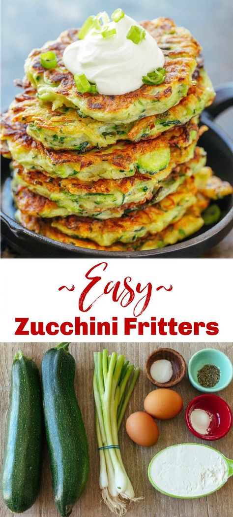 Zucchini Fritters have been a family favorite for years and are a staple in our home all summer long. We love the crisp edges, tender centers and how easy they are to make. Zucchini Pastry Recipes, Easy Zucchini Fritters Recipe, Zucchini And Squash Fritters, What To Cook With Zucchini, Stuff To Make With Zucchini, Creative In My Kitchen Recipes, Zucchini Insides Recipe, Good Zucchini Recipes, Dish With Zucchini