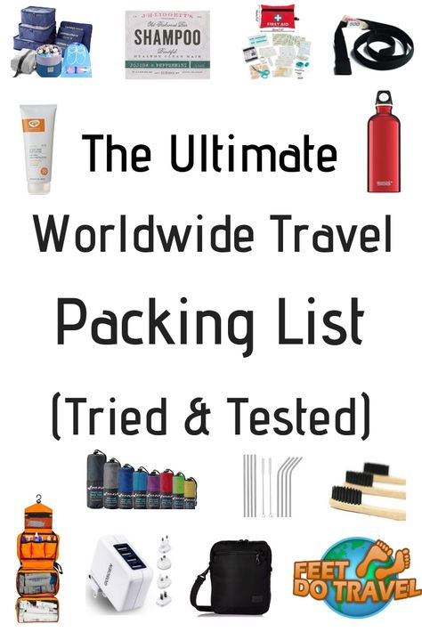 International Travel Tips Packing, Best Items For International Travel, Ultimate Travel Packing List, Travel Overseas Tips Packing Lists, International Packing Tips, Organized Travel Packing, Ultimate Packing List Travel, Travel Essentials International, Packing Lists For Travel