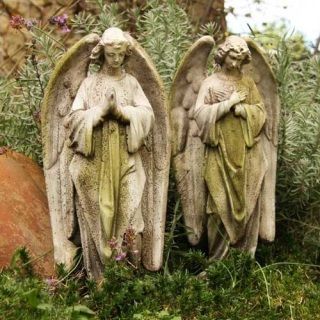 Praying Statue, Angel Praying, Angel Garden Statues, Angel Garden, Garden Angel, Hand Statue, Prayer Garden, Prayer Hands, Outdoor Garden Statues