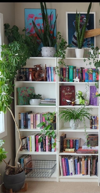 Bookshelves Mini Library Decor Ideas, Mini Library At Home Small Spaces, Small Diy Library, Aesthetic Mini Library, Small Library Space, Mini Library Room Ideas, Library In Small Room, Bookshelf Inspiration Small Room, Small Library Room Ideas Cozy