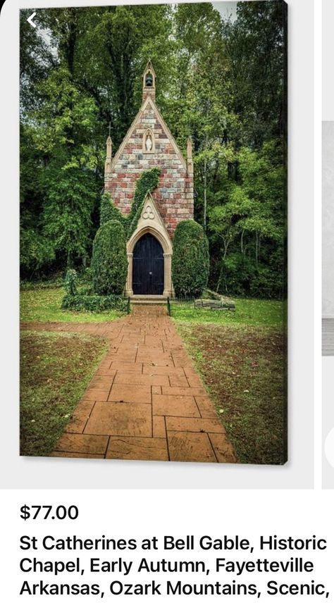 Backyard Chapel, Chapel Exterior, Small Chapels, Home Chapel, Outdoor Chapel, Pretty Place Chapel, Church Artwork, Chapel In The Woods, Small Chapel