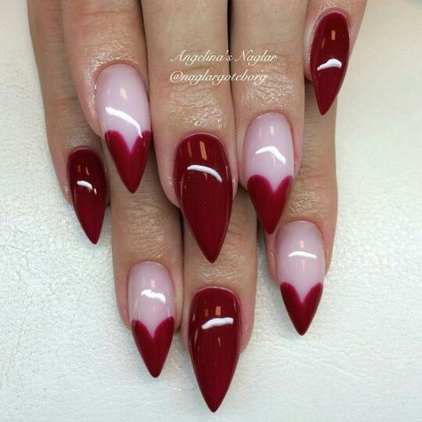 Gothic Holiday Nails, Valentines Nail Art Designs, Feet Nail Design, Valentines Day Nails, Nails Stiletto, Vintage Nails, Simple Acrylic Nails, Rose Gold Nails, Nail Stuff