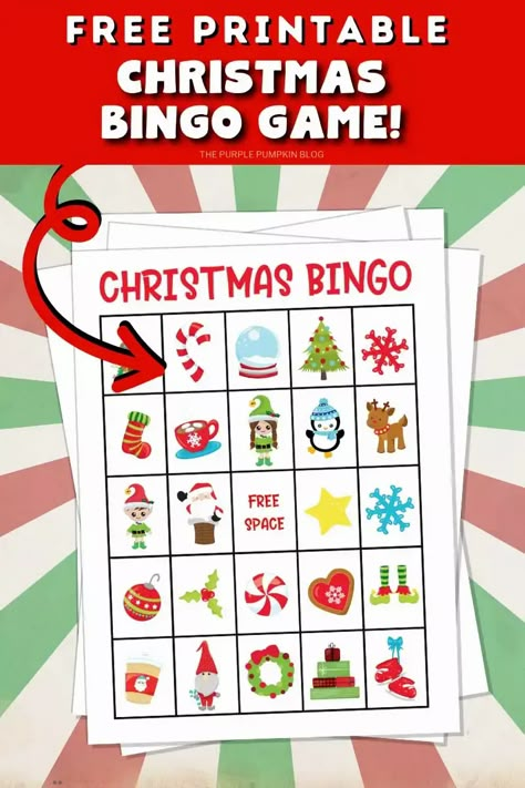 Nothing says Christmas fun like a free Christmas bingo printable. Tailored for family enjoyment, these bingo cards will be the highlight of your holiday. Secure your festive fun at The Purple Pumpkin Blog with a free printable. Christmas Bingo Printable Free, Christmas Games Paper Free Printable, Christmas Bingo Cards Free Printable, Christmas Light Bingo, Xmas Bingo Free Printable, Free Christmas Bingo, Kids Christmas Bingo Free Printable, Christmas Printables Kids, Christmas Bingo Printable Free 20 Cards