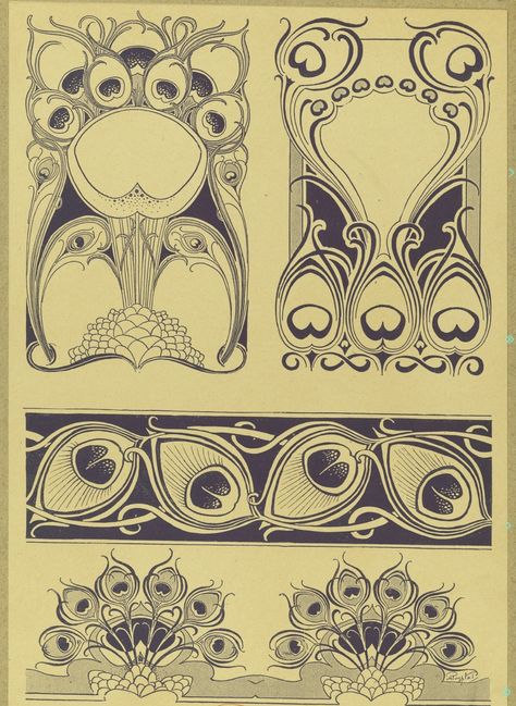 Art Nouveau Filigree, Art Neavou Tattoo, Art Nouveau Sun, Motif Art Nouveau, Art Nouveau Tattoo, Motifs Art Nouveau, Art Nouveau Flowers, Art Nouveau Pattern, Art Nouveau Illustration