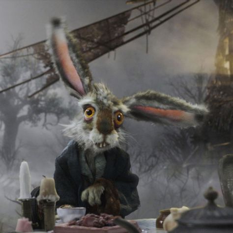 the march hare | Thackery Earwicket The March Hare Alice In Wonderland Food, Alice In Wonderland Characters, Alice In Wonderland Aesthetic, Wonderland Tattoo, The Creeper, Tim Burton Films, Alice And Wonderland Quotes, Tim Burton Movie, Wonderland Quotes