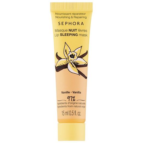 Lip Sleeping Mask - SEPHORA COLLECTION | Sephora Sephora Face Mask, Sephora Lip, Vanilla Lip Balm, Lip Sleeping Mask, Oily Skin Care, Effective Skin Care Products, Sleeping Mask, Sephora Collection, Beautiful Lips