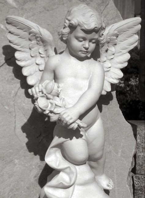 Religious Tattoo Sleeves, Museum Statues, Cherub Art, Angel Statues Sculpture, Statues Art, Kristina Webb, Cherub Sculpture, Heaven Tattoos, Cherub Tattoo