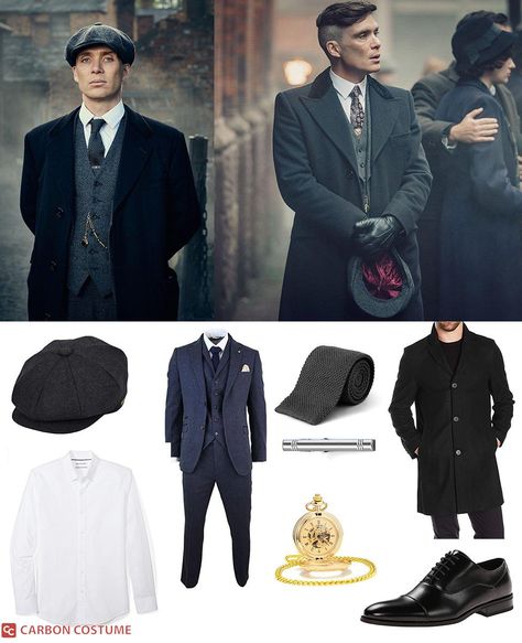 Make Your Own Thomas Shelby from Peaky Blinders Costume Peaky Blinders Men, Thomas Shelby Costume, Tommy Shelby Outfit, Peaky Blinders Outfits Men, Peaky Blinders Outfit, Peaky Blinders Clothing, Peaky Blinders Fashion, Mens Halloween Costumes Diy, Peaky Blinders Costume