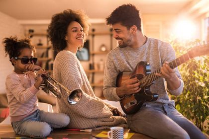 Both listening to music and playing a musical instrument stimulate your brain and can increase your memory. Nearly everyone enjoys music, whether by listening, singing, or play... Music Benefits, Stimulate Your Brain, Benefits Of Music, Vinyl Display, Lp Storage, African American Family, Family Music, Music Classes, Family Fun Day