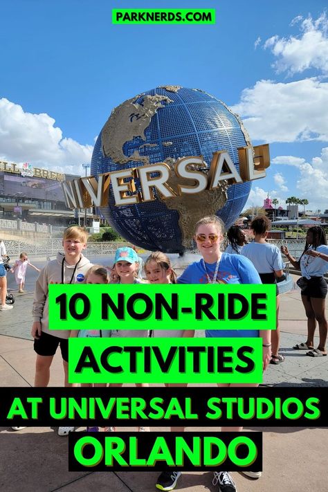 10 Non-Ride Activities at Universal Studios Orlando Best Rides At Universal Orlando, Rides At Universal Studios Orlando, Tips For Universal Studios Orlando, Universal Orlando Tips, Universal Studios Orlando Rides, Universal Studios Rides, Universal Florida, Orlando Studios, Orlando Universal