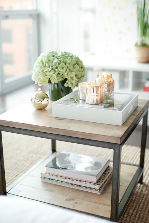 Tray Styling Inspiration - Fashionable Hostess | Fashionable Hostess Coffee Table Trays, Flowers And Candles, Coffee Table Tray, Coffee Table Styling, Cool Coffee Tables, Living Room Coffee Table, Coffee Table Design, Decorating Coffee Tables, Table Style