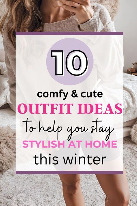 Get ready for winter in style and comfort with our winter at home style guide. Find the best tips, outfit ideas, and product recommendations to create a cozy yet chic winter wardrobe that keeps you looking cute and comfy while staying indoors. Whether you need inspiration, help with comfort vs. style, or seasonal wardrobe ideas, we've got you covered. Discover the best comfy and cute pieces for your home wardrobe and make this winter your most fashionable one yet. Cute Home Outfits, Home Outfit Women, Lounge Set Outfit, Stay At Home Outfits, Comfy Maxi Dress, Cuddle Duds, Athleisure Chic, Wide Leg Yoga Pants, At Home Outfits