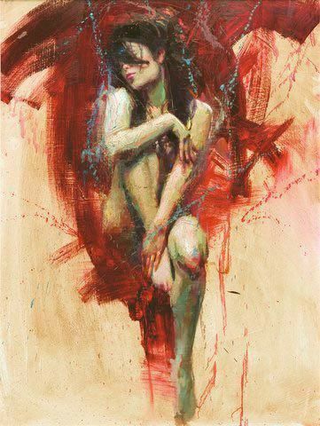 Figure Painting, Figurative Art, 그림 그리기, Pretty Art, Portrait Art, Dark Art, Aesthetic Art, Female Art, Painting & Drawing