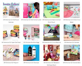 Redwood Retro: Free American Girl and 18 inch scale Printables American Girl Doll Printables, American Girl Printables, Barbie Miniatures, Medieval Books, Doll Furniture Diy, Miniature Dollhouse Furniture, Miniature Printables, Scrapbook Printables, Sewing Class