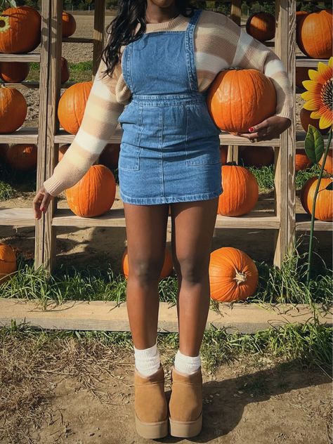 Fall outfit, denim dress, Uggs outfits , comfy outfit, casual outfit, cozy outfit, slouchy socks, sweater outfit, pumpkin patch outfit Follow my shop @nkmedani on the @shop.LTK app to shop this post and get my exclusive app-only content! #liketkit #LTKshoecrush #LTKHalloween #LTKfindsunder100 @shop.ltk Easy Winter Outfits, Winter Outfit 2022, Winter Style Women, Slouchy Socks, Casual Winter Style, Winter Outfit Casual, Winter Outfits 2022, Uggs Outfits, Simple Winter Outfits