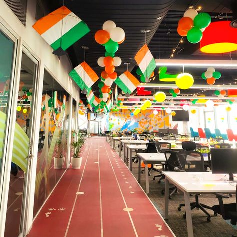 🇮🇳 Celebrate Independence Day with CherishX.com! 🇮🇳 Bring the spirit of freedom and patriotism into your home with our stunning Independence Day decorations. From vibrant tricolor themes to elegant lantern decors, we have everything you need to make this 15th August truly memorable. ✅Corporate Office Arrangements ✅Home Decorations Book Now at CherishX.com #IndependenceDay #IndependenceDayDecorations #CelebrateFreedom #CherishX #PatrioticDecor #TricolorDecor #15August #trending Nice Office, 15th August, Independence Day Decoration, Lanterns Decor, Corporate Office, Patriotic Decorations, Office Decoration, Home Decorations, Tri Color