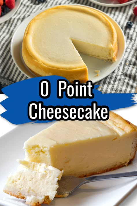 Low Calorie Cheesecake, Weight Watchers Cheesecake, Weight Watchers Food Points, Dessert Ww, Weight Watchers Meals Dinner, Low Cal Dessert, Weight Watchers Meal Plans, Weight Watchers Recipes Desserts, Weight Watchers Snacks