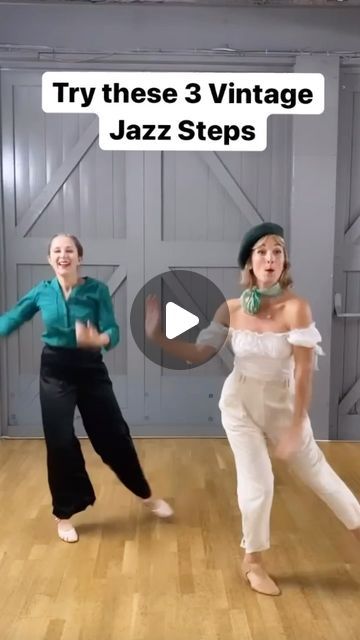 MyCharleston on Instagram: "Try these 3 Vintage Jazz Steps 👯‍♀️  Hi, we are Elena and Jess! We are part of the MyCharleston teaching team and here is one of our favourite classic vintage routines we teach choreographed by MyCharleston.  In this Sequence we are dancing:  👯‍♀️The Charleston 🍎 Apple Jacks 🪩 Jazz Square  Which is your favourite move?  To join our upcoming courses, follow the link in bio!  #1920s #charleston #greatgatsby #vintage #dance #happy #dancers #perform #smile #jazz #uk #jazzmusic #awesome #fun #charlestondance #dancing #dance #dancer #love #dancers #fun #instadance #dancelife #instagood #charlestondancing #dancing #dancebenefits #solojazz #vintagestyle #flappers #vintagedancers" Charleston Dance, Apple Jacks, Dance Happy, Vintage Dance, Dance Life, Jazz Music, Dance Choreography Videos, Dance Moves, Choreography Videos