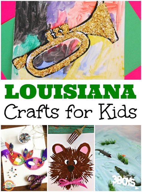 Pin Tweet Share +1 Share StumbleLouisiana is easily one of the most unique states in the U.S. It has a culture, geography, and history that is all its own. And that makes it a great state to study with kids! When you’re ready to work on a unit study about the Bayou State, be sure […] Louisiana Crafts, New Orleans With Kids, Volunteer Ideas, Louisiana Culture, Trip Activities, Louisiana History, State Crafts, American History Lessons, Homeschool Geography