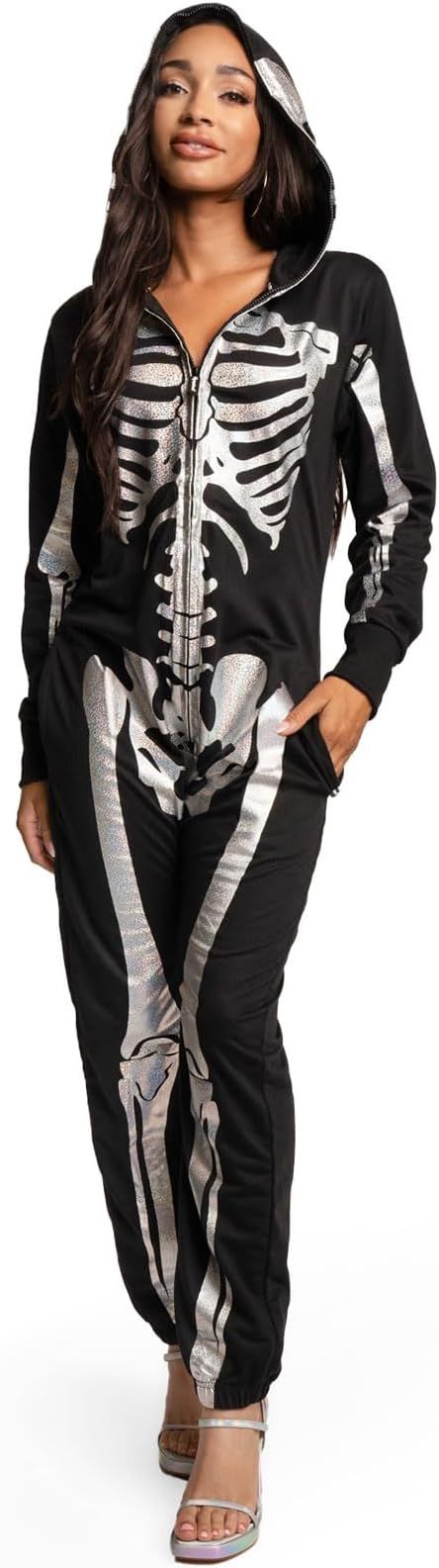 #Halloween #GroupHalloweenCostumes #Costumes #Costume #SexyCostume #CostumesIdeas #AmazonFinds #AmazonHalloweenFinds #AmazonCostumes #Pumpkinf #Fall #skeleton #jumpsuit #tracksuit #skeletonCostume #ad Scary Skeleton Costume, Adult Onesie Costume, Pyjamas Onesie, Adult Onesie Pajamas, Scary Skeleton, Skeleton Halloween Costume, Dirndl Outfit, Onesie Costumes, Womens Christmas Pajamas