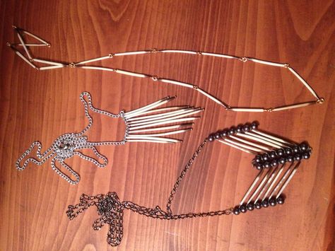 Porcupine quill necklaces!! By GreenWoodDesign Porcupine Quill Necklace, Quill Jewelry, Animal Skull Decor, Quill Work, Wire Wrap Jewelry Designs, Porcupine Quills, Animal Skull, Wrap Jewelry, Skull Decor