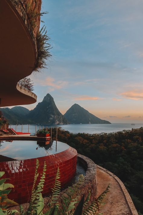 10 Best Places to Visit in 2020 + Our Travel Plans Jade Mountain St Lucia, St Lucia Honeymoon, Jade Mountain Resort, Jade Mountain, Sara Underwood, Southern Curls And Pearls, Mountain Vibes, Romantic Honeymoon Destinations, Saint Lucia